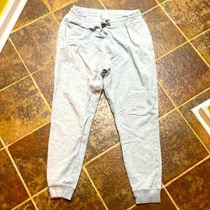 Large Grey Gym Shark Sweat Pants